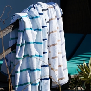 Arkwright Las Rayas 4-Piece Striped Beach Towel Set - 30x60