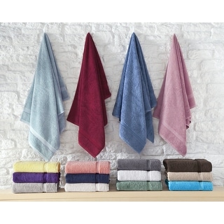 Royal Turkish Cotton Bathroom Towels - Hotel Collection Towel Set of 4