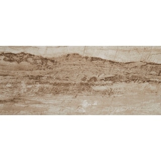 Marble Graphic 12x36-inch Polished Field Tile in Sandy Flats - 12x36