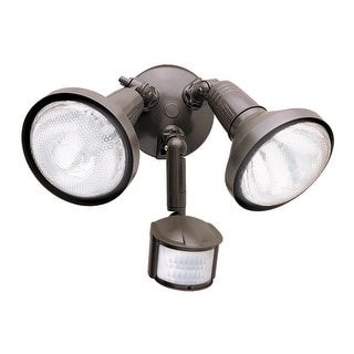 Halo MS185 2 Light 8" Wide Commercial Flood Light with 180° Motion