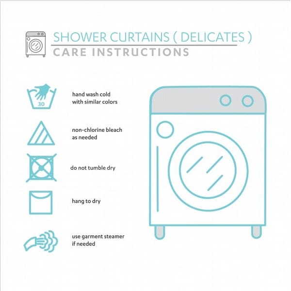 Lush Decor Riley Hand Crafted Shower Curtain