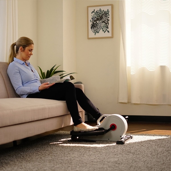 Sunny Health & Fitness Magnetic Under Desk Elliptical -SF-E3872