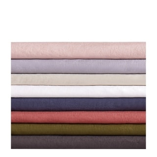 Brooklyn Loom 100% Natural Flax Linen 4-Piece Bed Sheet Set