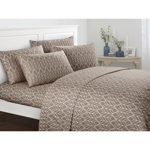 Chic Home Tuliptree 6 Piece Geometric Pattern Bed Sheet Set