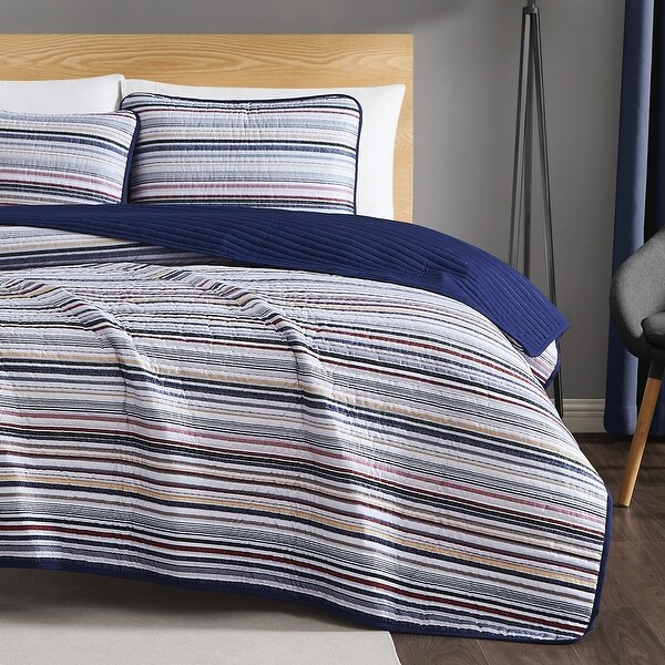 Truly Soft Teagan Stripe Stripe Quilt Set