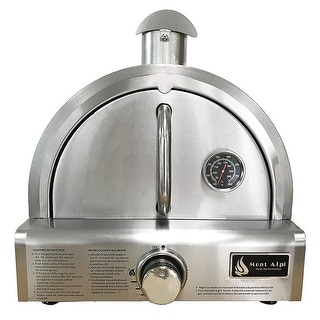 Mont Alpi MAPZ Table Top Gas Stainless Steel Large Portable Pizza Oven Cooker - 30