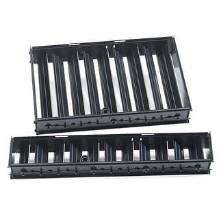 Reggio Registers 10" x 4" Steel Louver for 1010 Reggio Grilles - Black