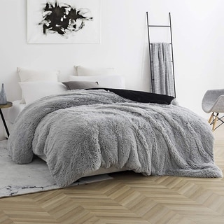 Are You Kidding Coma Inducer Glacier Grey/ Black Duvet Cover