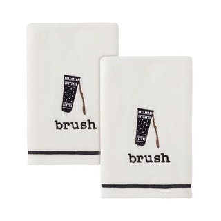 Avanti Bath Icons Fingertip Towel 2 Pack