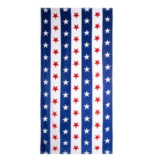 Outdoor Living Patriotic Beach Towel 3 Pack Set in Stars