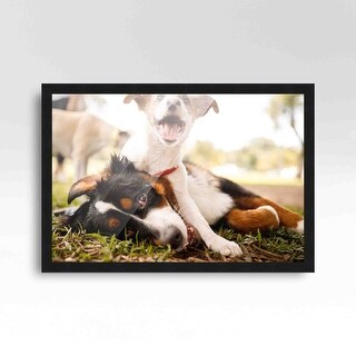 48x18 Black Picture Frame - Wood Picture Frame Complete with UV