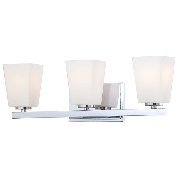 City Square Chrome 3 Light Bath By Minka Lavery