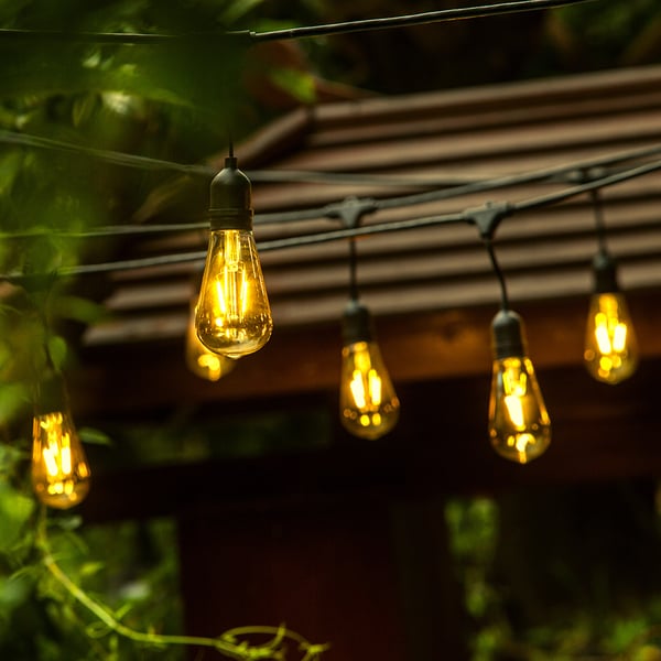 OVE Decors All-season 48-foot LED Edison Bulb String Light