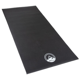 Wakeman 30x60in Exercise Bike Mat - 0.23in Thick Workout or Treadmill Pad
