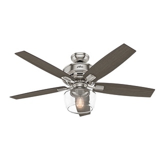 Hunter 52" Bennett Ceiling Fan with Bowl LED Light Kit and Handheld Remote