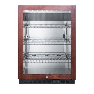 Summit 24 Inch Wide 5 Cu. Ft. Energy Star Rated Beverage Merchandiser - Panel Ready