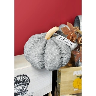 Rae Dunn Plush Fabric Fall Pumpkin Décor