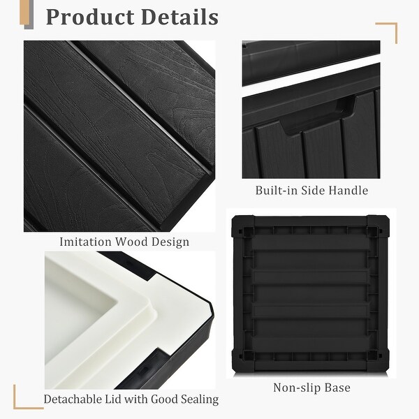 Costway 10 Gallon Ice Cooler w/ Built-in Handles and Detachable Lid - See Details