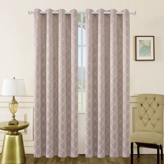 Lyndale Amelia Room Darkening Embroidered Curtain