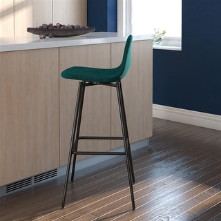 Avenue Greene Ciara Upholstered Low Back Bar Stool