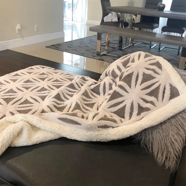 Dual Sided Blanket for Couch Sofa Bed