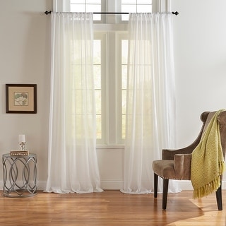 Asher Cotton Voile Sheer Window Curtain