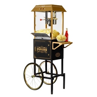Nostalgia Vintage 10-Ounce Vintage Professional Popcorn Cart - 59-Inches Tall