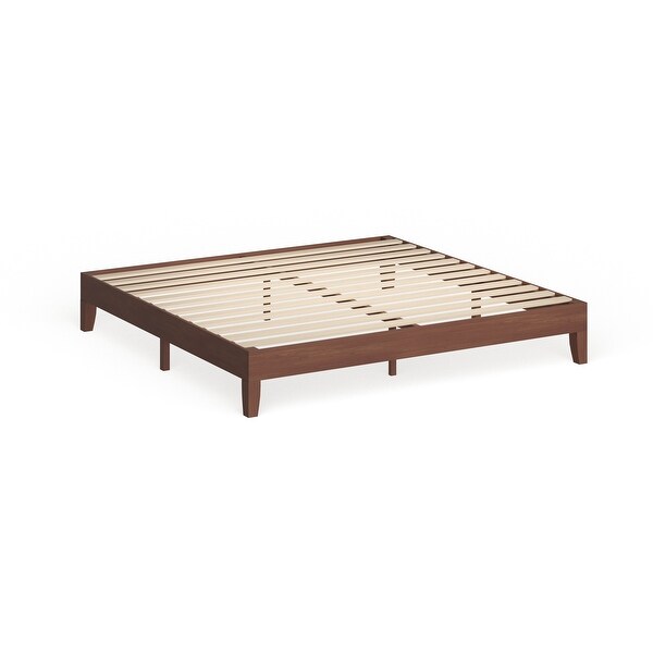Porch & Den Neron 12-inch Deluxe Wood King-size Platform Bed
