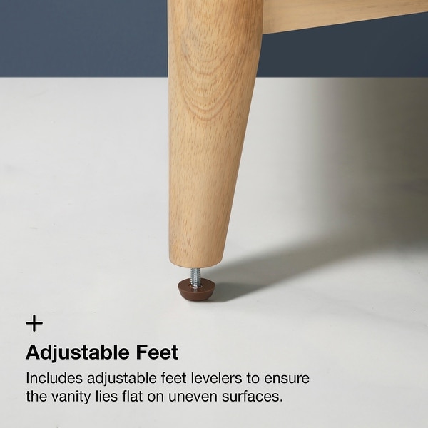 Ove Decors Gabi 48 in. Single Sink Bathroom Vanity in Rustic Ash