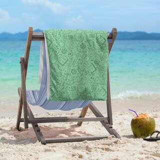 Full Color RPG Pattern Beach Towel - 36 x 72