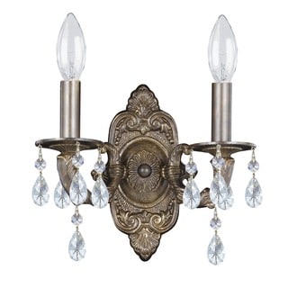 Sutton Venetian Bronze 2-light Wall Sconce