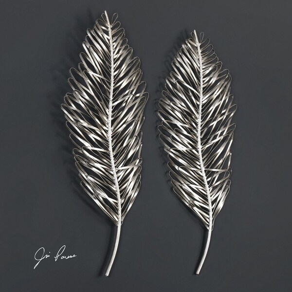 Uttermost Leaflets 27 Inch x 12 Inch Metal Wall Art