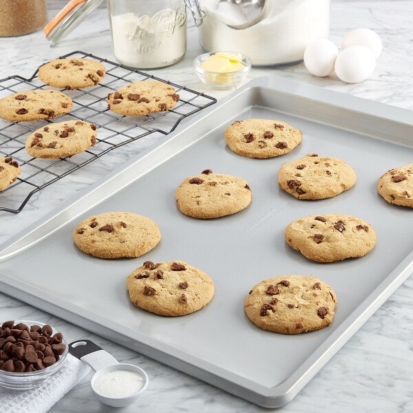 KitchenAid Nonstick 13x18-in Cookie Slider, Silver