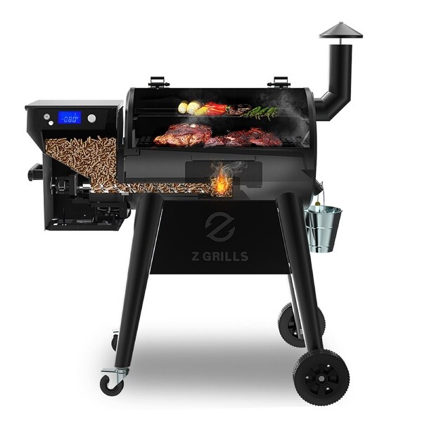 Z Grills 2022 NEW model pellet grill & smoker 450B with a PID controller