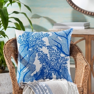 Artistic Weavers Akoa Coral Reef Print Throw Pillow.