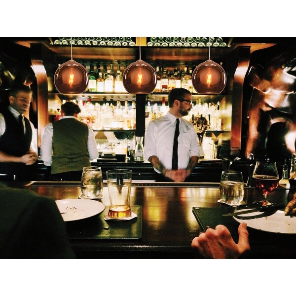 Access Lighting Glow Brushed Copper 12 inch Pendant