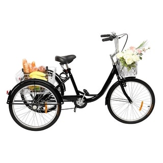 Adult Tricycle 26" Wheels, 7 Speed Men's Women's Bike
