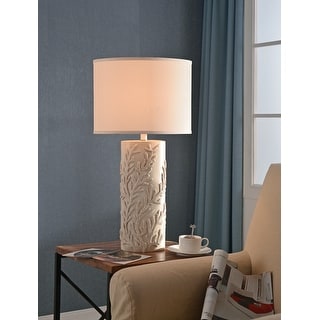 Rimella Antique White Finish Table Lamp