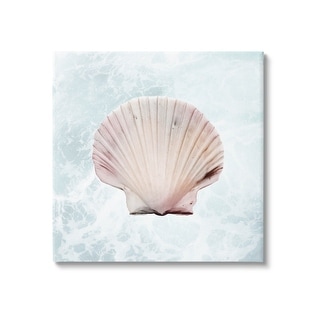 Stupell Clam Shell Sea Water Canvas Wall Art, Design by Marcus Prime