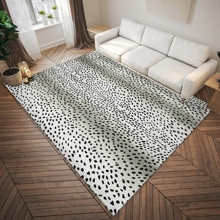 Indoor/ Outdoor Addison Safari Gazelle Animal Print Washable Area Rug