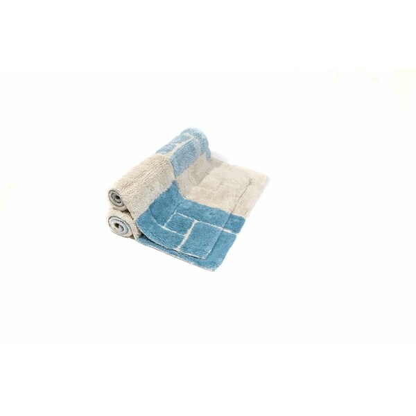 Chesapeake Berkeley 2 pc. Bath Rug Set (21"x34" & 24"x 40")