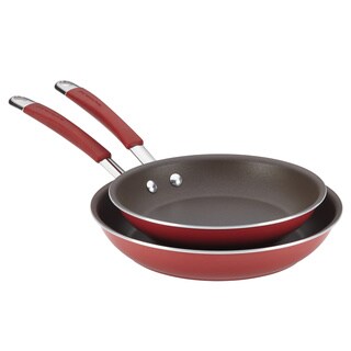 Rachael Ray Cucina Hard Enamel Nonstick Twin Pack Skillet Set