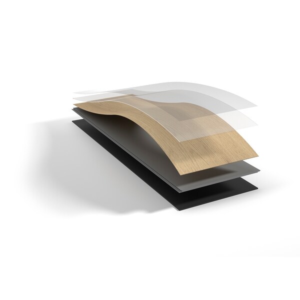 Industry Tile 7.2"x48" Leccio Brown Click Lock SPC Luxury Vinyl Flooring