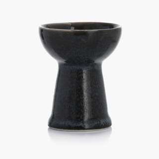 Black Porcelain Egg Cup