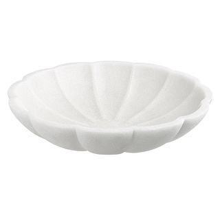 Uttermost Petal Ivory Ricestone Bowl - 16.75"x4"x16.75"