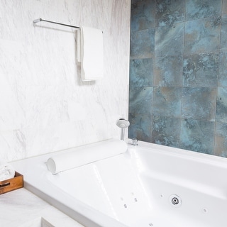 Merola Tile BioTech Ocean Green River Matte 12" x 12" Porcelain Floor and Wall Tile