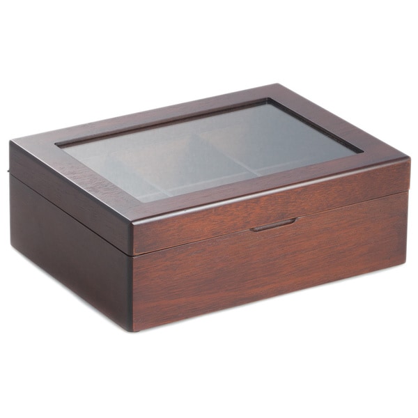 Bey Berk Alvis Brown Mahogany Tea Box