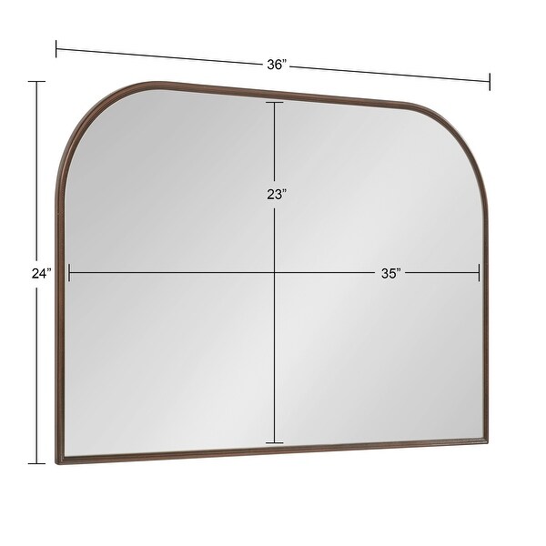 Kate and Laurel Caskill Framed Arch Wall Mirror