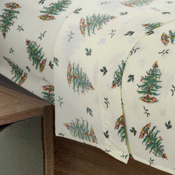 Spode Christmas Tree King Sheet Set