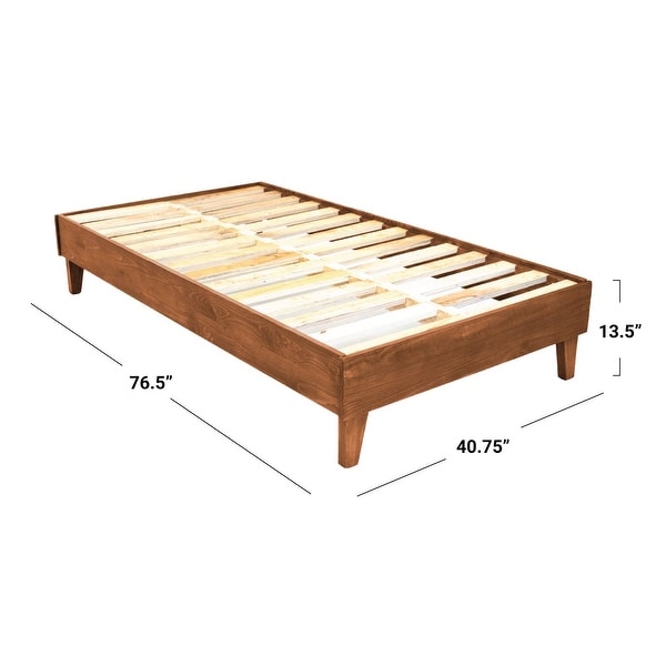 Kotter Home Solid Wood Mid-century Modern Platform Bed